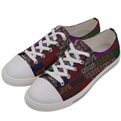 Pattern 311 Men s Low Top Canvas Sneakers by GardenOfOphir