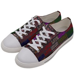 Pattern 311 Women s Low Top Canvas Sneakers by GardenOfOphir