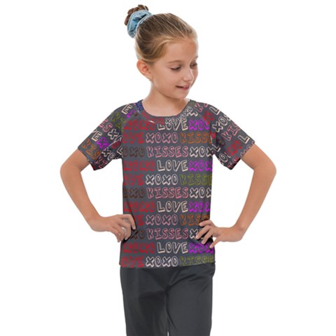 Pattern 311 Kids  Mesh Piece Tee by GardenOfOphir