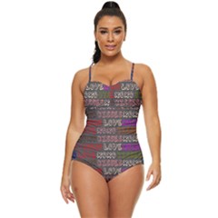 Pattern 311 Retro Full Coverage Swimsuit