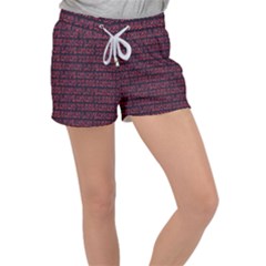 Pattern 312 Women s Velour Lounge Shorts by GardenOfOphir