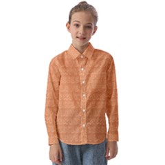 Pattern 313 Kids  Long Sleeve Shirt by GardenOfOphir