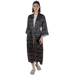 Pattern 314 Maxi Satin Kimono by GardenOfOphir