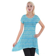 Pattern 316 Short Sleeve Side Drop Tunic by GardenOfOphir