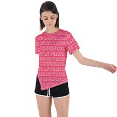 Pattern 317 Asymmetrical Short Sleeve Sports Tee by GardenOfOphir