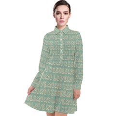 Pattern 318 Long Sleeve Chiffon Shirt Dress by GardenOfOphir