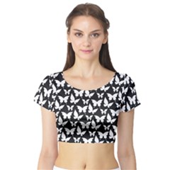 Pattern 322 Short Sleeve Crop Top by GardenOfOphir