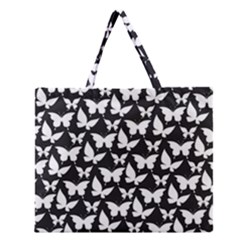 Pattern 322 Zipper Large Tote Bag by GardenOfOphir