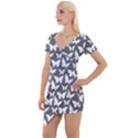 Pattern 323 Short Sleeve Asymmetric Mini Dress View1