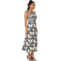 Pattern 323 Tie-Strap Tiered Midi Chiffon Dress View3