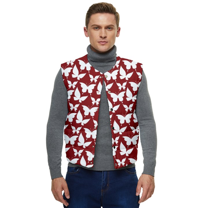 Pattern 324 Men s Short Button Up Puffer Vest	