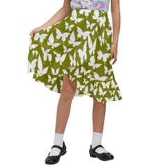 Pattern 325 Kids  Ruffle Flared Wrap Midi Skirt