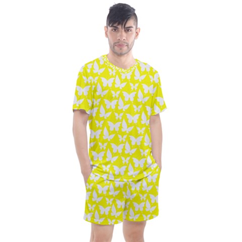 Pattern 326 Men s Mesh Tee And Shorts Set by GardenOfOphir