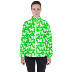 Pattern 328 Women s High Neck Windbreaker by GardenOfOphir