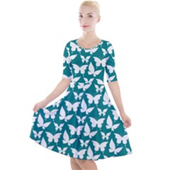 Pattern 329 Quarter Sleeve A-line Dress by GardenOfOphir