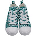 Pattern 329 Kids  Mid-Top Canvas Sneakers View1