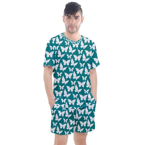 Pattern 329 Men s Mesh Tee And Shorts Set by GardenOfOphir