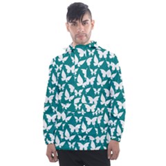 Pattern 329 Men s Front Pocket Pullover Windbreaker by GardenOfOphir