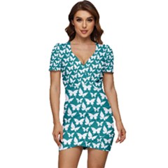 Pattern 329 Low Cut Cap Sleeve Mini Dress by GardenOfOphir