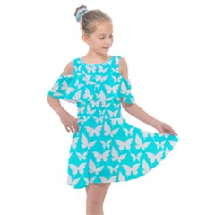 Pattern 330 Kids  Shoulder Cutout Chiffon Dress by GardenOfOphir