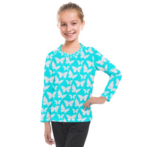 Pattern 330 Kids  Long Mesh Tee by GardenOfOphir