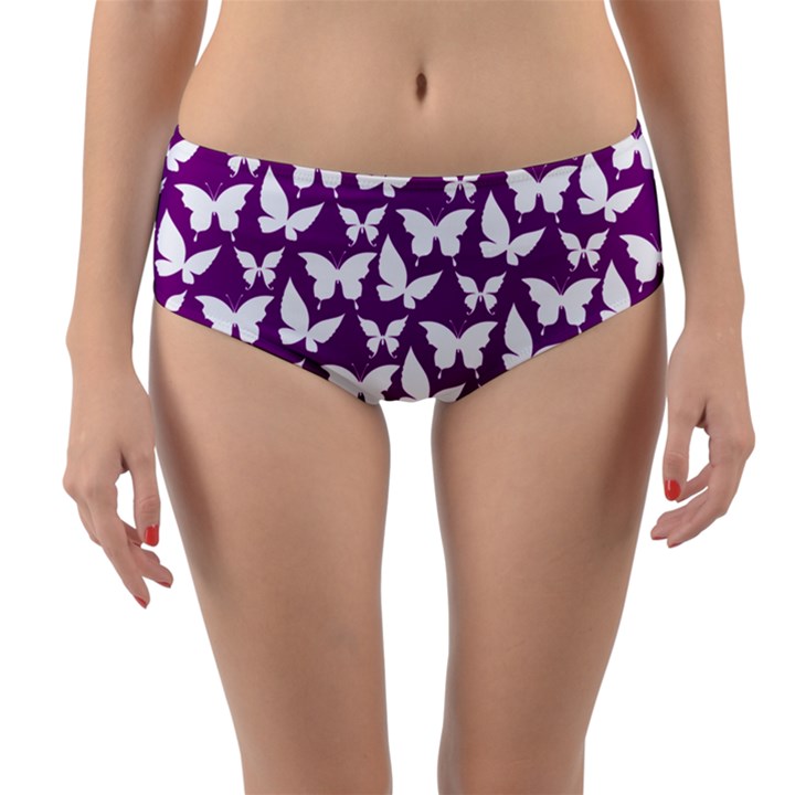 Pattern 333 Reversible Mid-Waist Bikini Bottoms