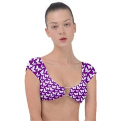 Pattern 333 Cap Sleeve Ring Bikini Top by GardenOfOphir