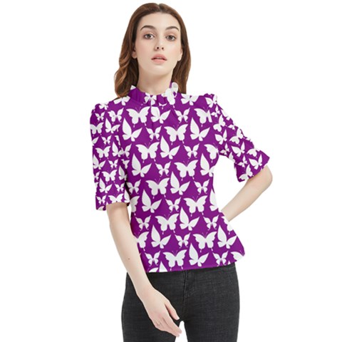 Pattern 333 Frill Neck Blouse by GardenOfOphir