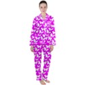 Pattern 334 Women s Long Sleeve Satin Pajamas Set	 View1