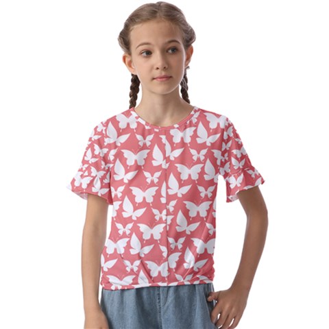 Pattern 335 Kids  Cuff Sleeve Scrunch Bottom Tee by GardenOfOphir