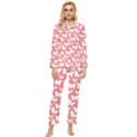 Pattern 335 Womens  Long Sleeve Velvet Pocket Pajamas Set View1