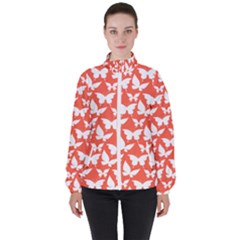 Pattern 337 Women s High Neck Windbreaker by GardenOfOphir