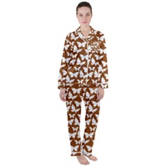 Pattern 339 Women s Long Sleeve Satin Pajamas Set	 by GardenOfOphir