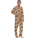 Pattern 339 Men s Long Sleeve Velvet Pocket Pajamas Set View2