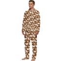 Pattern 339 Men s Long Sleeve Velvet Pocket Pajamas Set View3