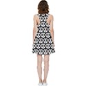 Black And White Pretzel Illustrations Pattern Inside Out Racerback Dress View4