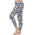 Gray Pretzel Illustrations Pattern Classic Winter Leggings View2