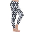 Gray Pretzel Illustrations Pattern Classic Winter Leggings View3