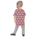 Red Pretzel Illustrations Pattern Kids  Raglan Tee View2