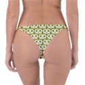 Olive Pretzel Illustrations Pattern Reversible Bikini Bottoms View2