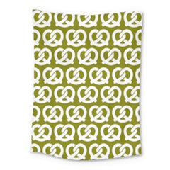 Olive Pretzel Illustrations Pattern Medium Tapestry by GardenOfOphir