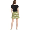 Olive Pretzel Illustrations Pattern Waistband Skirt View2