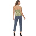 Olive Pretzel Illustrations Pattern Basic Halter Top View4