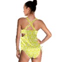 Yellow Pretzel Illustrations Pattern Tankini Set View2