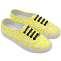 Yellow Pretzel Illustrations Pattern Women s Classic Low Top Sneakers View3