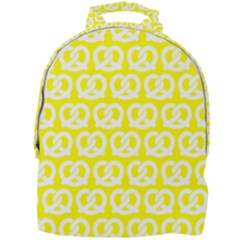 Yellow Pretzel Illustrations Pattern Mini Full Print Backpack by GardenOfOphir