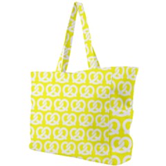 Yellow Pretzel Illustrations Pattern Simple Shoulder Bag by GardenOfOphir