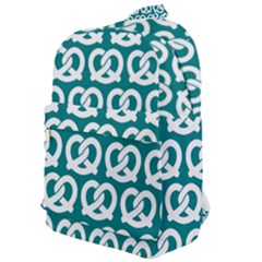 Teal Pretzel Illustrations Pattern Classic Backpack by GardenOfOphir