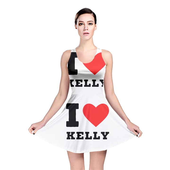 I love Kelly  Reversible Skater Dress