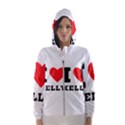 I love Kelly  Women s Hooded Windbreaker View1